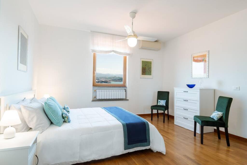 Piccapiana Sea View Attic Flat Apartment La Spezia Bagian luar foto